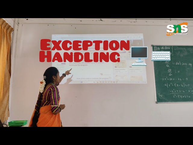 Exception Handling | Java | SNS INSTITUTIONS 