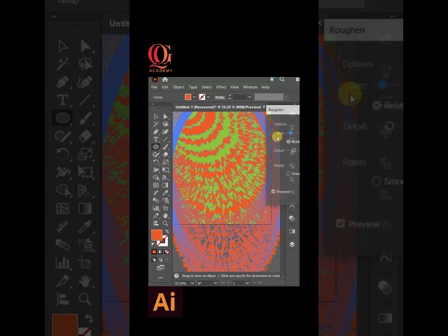 How to Make Tie-Dye Pattern in Adobe Illustrator | Quirky Graphic Academy
