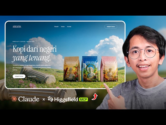 Creating a Cinematic Website with Claude x Higgsfield MCP