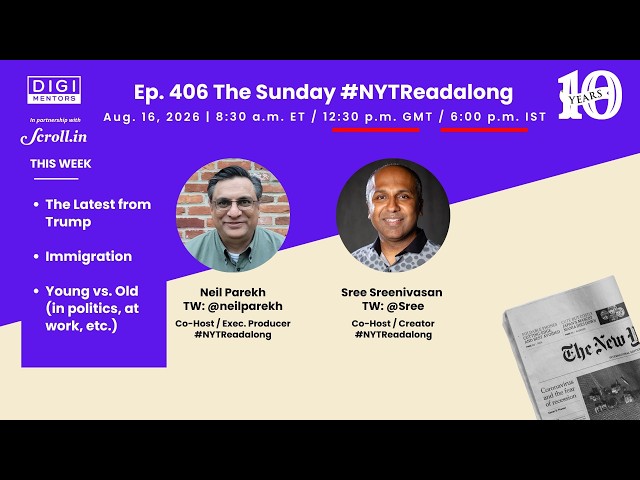 Ep. 406 of The Sunday #NYTReadalong (Trump, Immigration, Young vs. Old)
