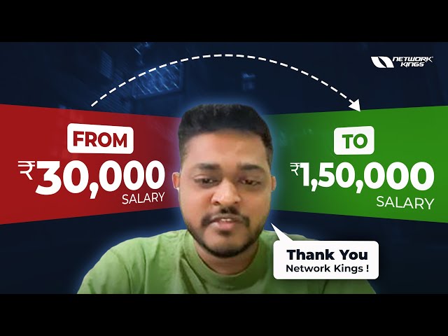 Network Engineer Transformation from 30k to 1.5 Lacs Salary | Student Success Story !!