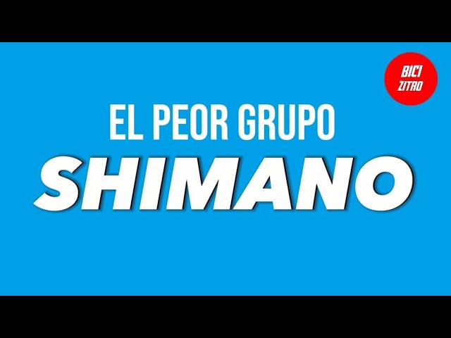THE WORST SHIMANO groupset, yet the most used on bikes in the world