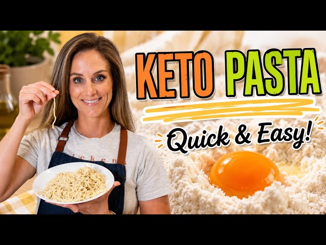 Keto PASTA! Quick, Easy & DELICIOUS!