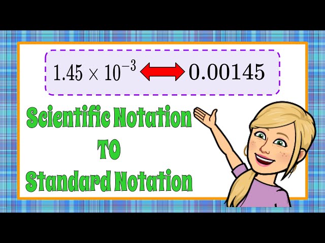 Converting Scientific Notation to Standard Form | 8.EE.A.3 💗💙