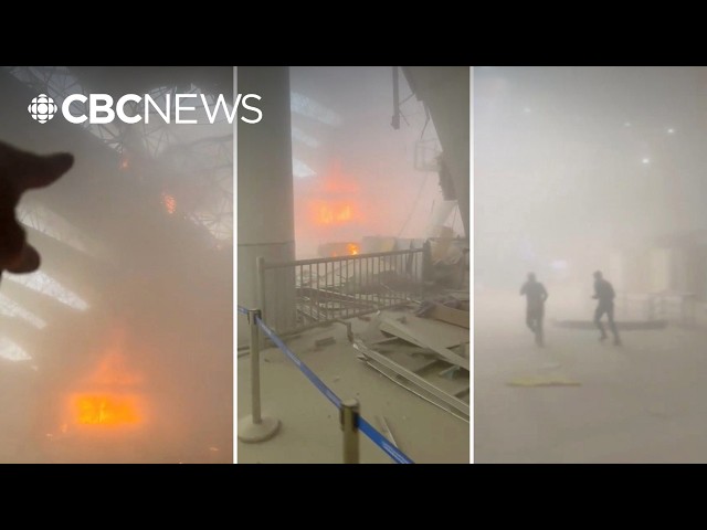 Kuwait airport hit by drone as Iran, U.S. trade strikes