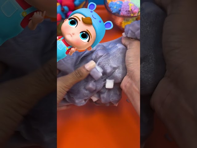 Sensory Crunchy Slime! #littleangel #slime