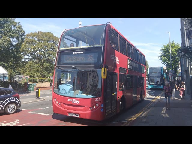 (3,600 Subs + Open Day) - David Land - AD Enviro 400 B9TL - 223 - LX58CEM - on Route 25 - 25/07/2026