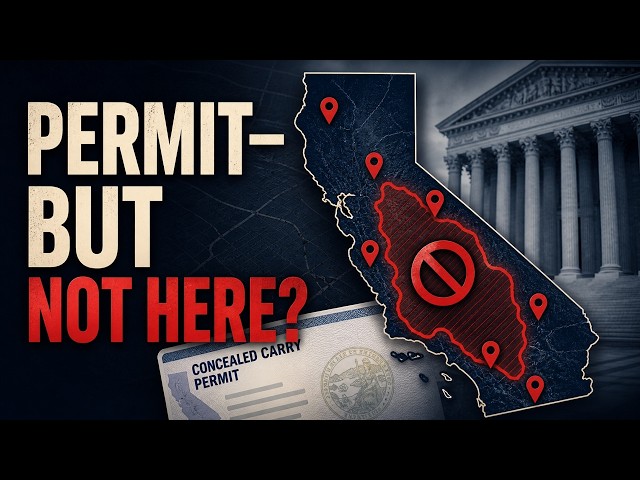 California CCW Rules: Where Your Permit Still Counts