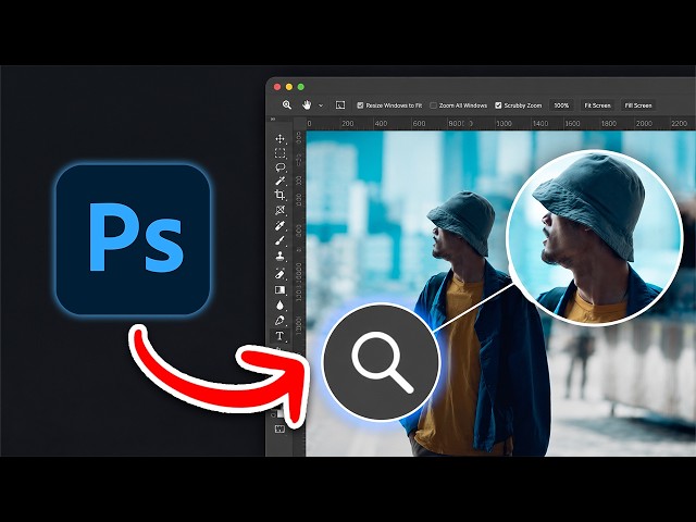 How To Easily Zoom In Photoshop