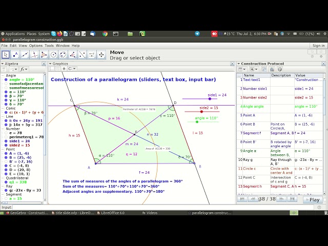 Tutorial 6   Construction protocol