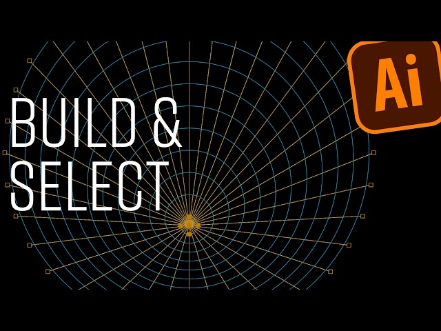 How To Build Op-Art Base Artwork & Select Shapes Efficiently in Adobe Illustrator