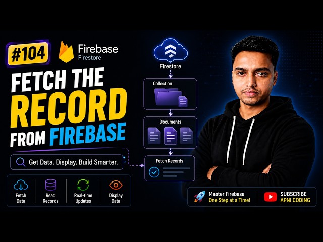 #104 Getting Documents From Database | Firebase Tutorial in Hindi | Firebase with React JS