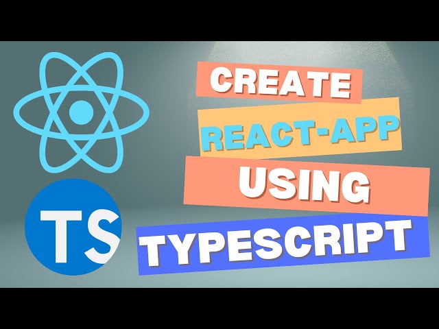 Install React Using Typescript | npx create-react-app my-app --template typescript