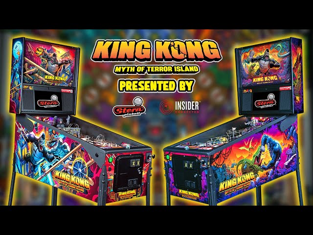 King Kong Myth of Terror Island Pinball Presented by Stern Pinball