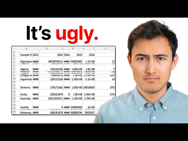 Stop Making Ugly Excel Sheets. Do These 5 Fixes Instead.