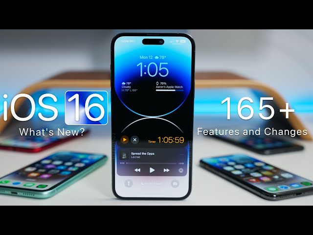 iOS 16 is Out - What’s New? - 165+ New Features