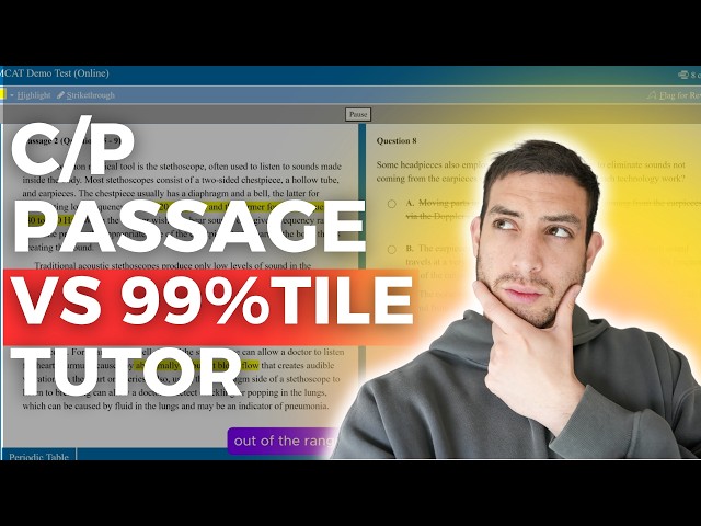 How I Read Every C/P Passage on the MCAT | 99% Tutor | C/P Strategy