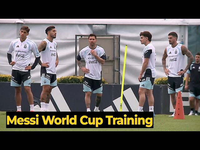 Messi is heading to Argentina first training for 2026 World Cup