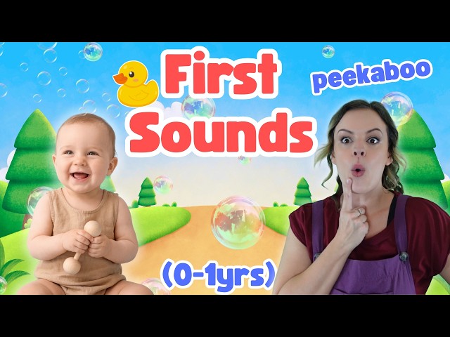 Baby’s First Sounds with Miss Katie | Gentle Learning for Babies 0–12 Months Infant Learning Video