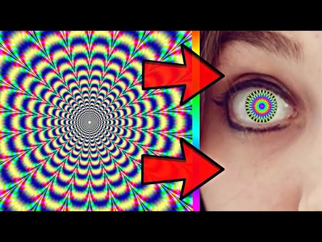 视觉错觉有多有趣？盯着中心看，就能改变眼睛的颜色