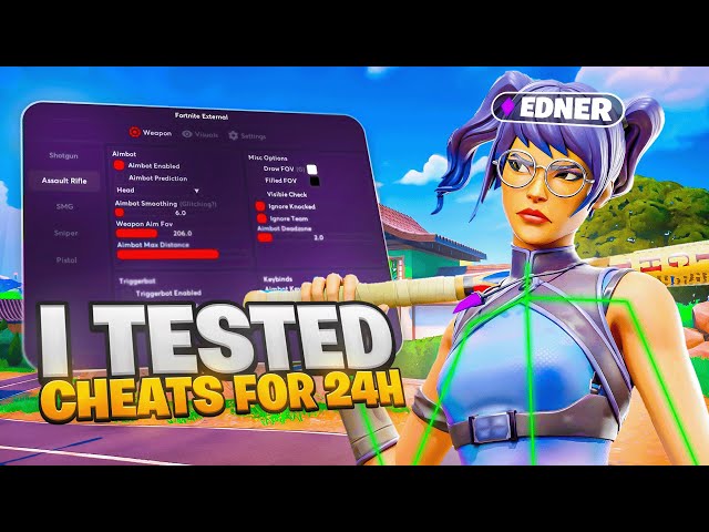 I Tried FORTNITE CHEATS for 24 Hours... (INSANE!)