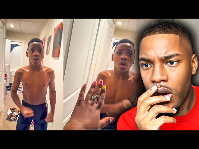 Mom Live Streams Son Destroying Home Because He "Can't Get His Way"