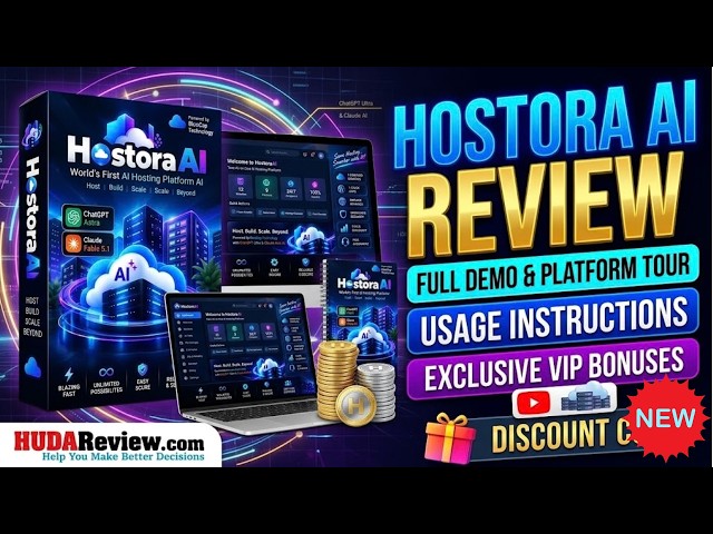 Hostora AI Review 2026 🔥 Is This the Future of AI Hosting? Full Demo + OTOs!