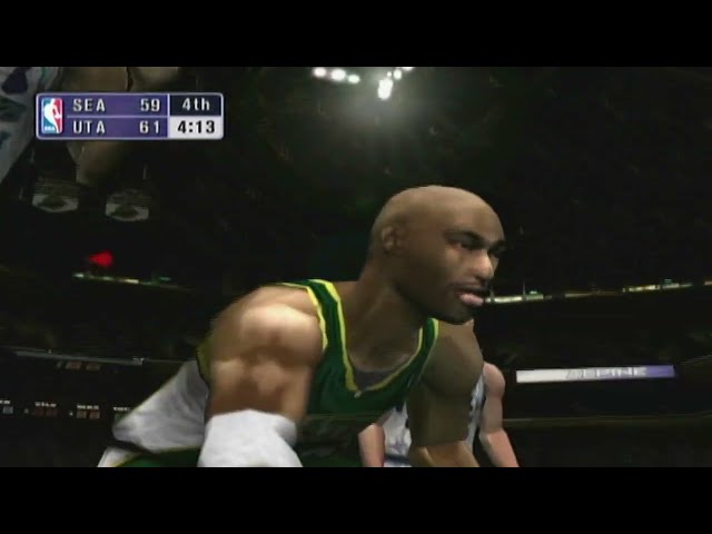 NBA INSIDE DRIVE 2002 Utah Jazz vs Seattle Sonics
