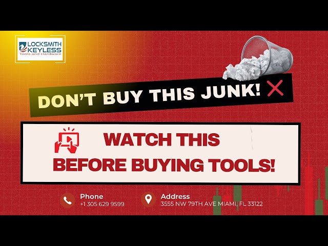 Why Cheap Locksmith Tools Are Costing You More Than You Think