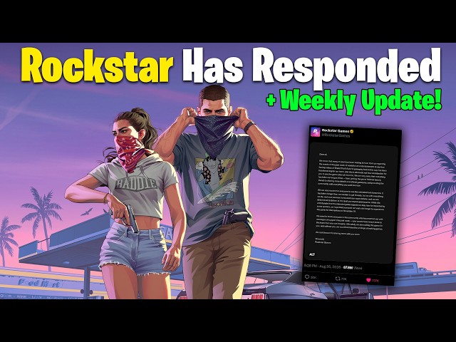 Rockstar Officially RESPONDS To GTA 6 Leaks + GTA Online Weekly Update