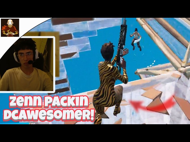 ZENN vs DCAWESOMER😳 (1v1 ZONEWARS) [FORTNITE TOKEN/WAGER]