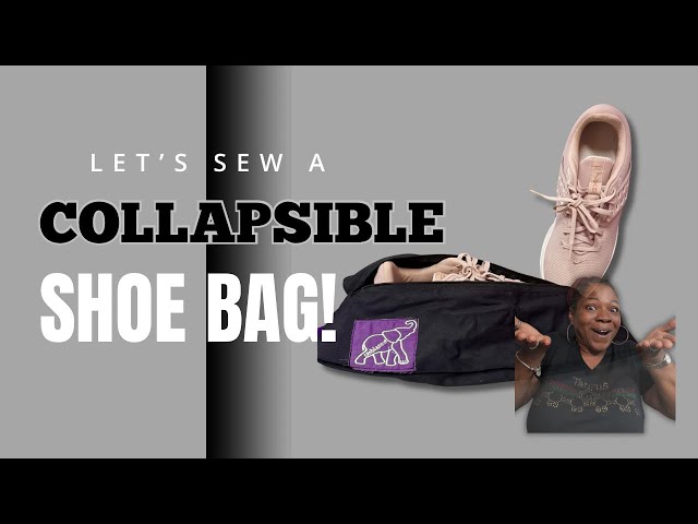 Sew a Collapsible Travel Shoe Bag/ Gift idea