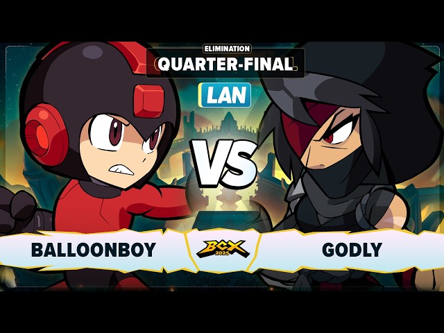 BalloonBoy vs Godly - Elimination Quarter Final - Brawlhalla World Championship 2025 - LAN 1v1