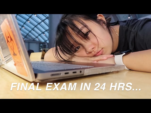 Study With Me for a Final Exam in 24 Hours | Computer Science at UChicago