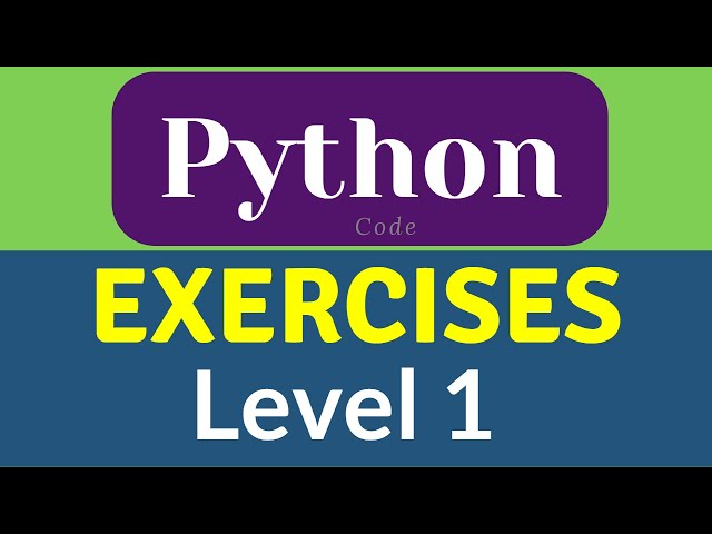 Python challenging programming exercises | Level 1 | learning python #shorts #python #coding