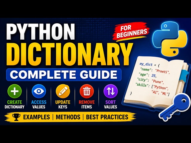Python Dictionary Tutorial for Beginners