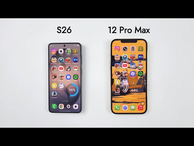 Samsung S26 vs iPhone 12 Pro Max - Speed Test!