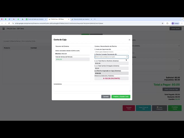 Punto de Venta e Inventario en Google Sheets + Scripts