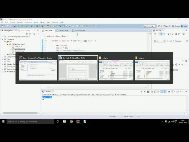 interfaz cloneable java, objetos y referencias