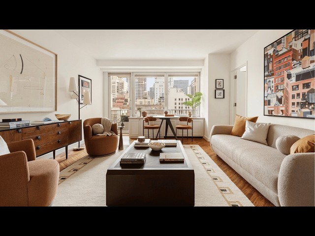 INSIDE a Sun-Drenched Midtown Residence with a Private Terrace & Open City Views | SERHANT. Tour
