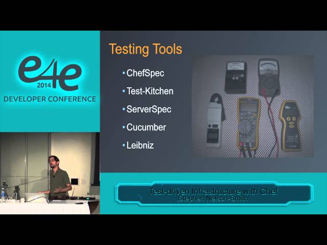 E4E Developers Conf 2014 - Test-driven Infrastructure with Chef by Stephen Nelson-Smith