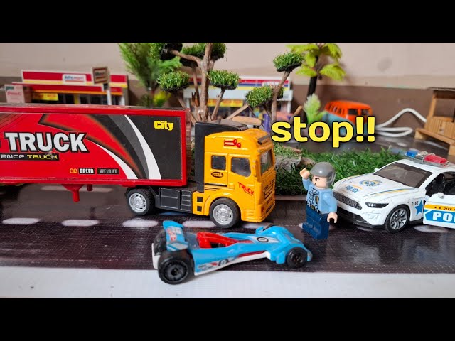 #1 CERITA MOBILAN, TRUK KONTAINER MOBIL POLISI TRUK KAYU DAN MOBIL BALAP @bondesgitty