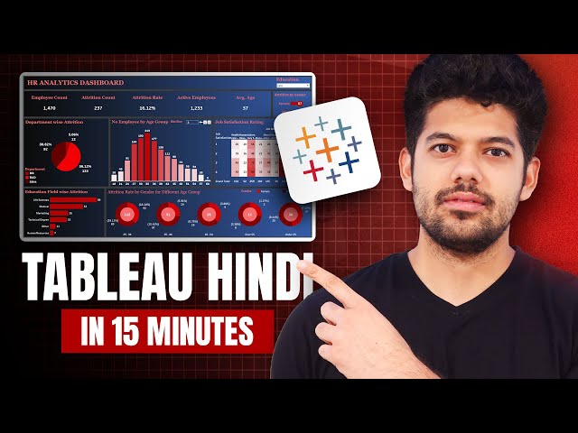 Tableau Tutorial For Beginners 2025 | Hindi