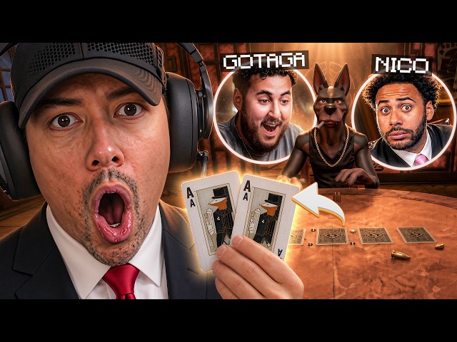 The BEST POKER player in the WORLD!! 😎🤯 (Liar's Bar) ft. Nico, Gotaga & Doigby