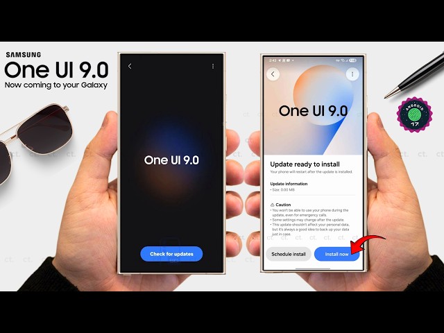 Samsung One UI 9.0 Android 17 - OFFICIAL UPDATE!