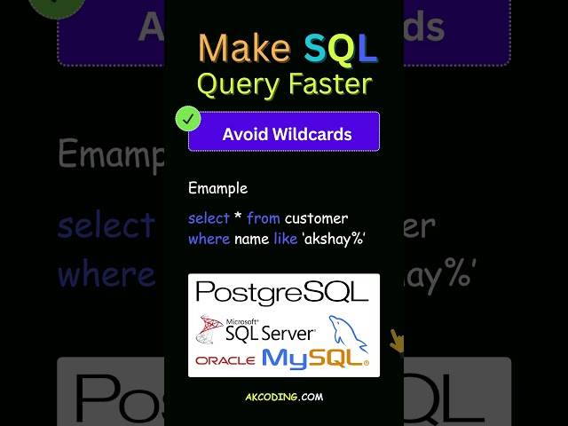You've Been Using SQL Wildcards WRONG All Along