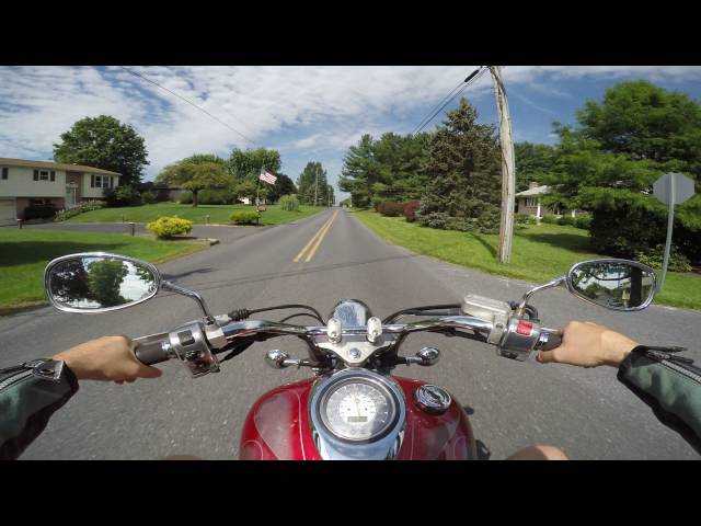 2006 Yamaha V star 1100 custom test drive review