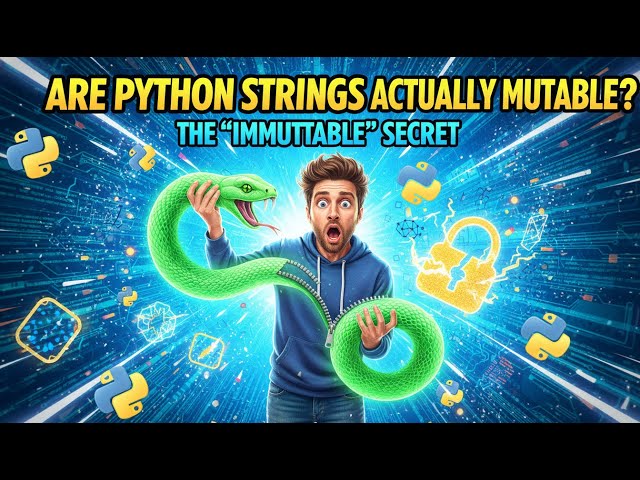 Are Python Strings Actually Mutable?  #python  #coding  #programming #softwareengineering
