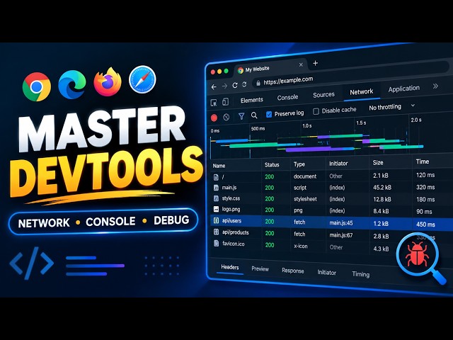 Browser DevTools Explained Simply | Chrome DevTools for Beginners