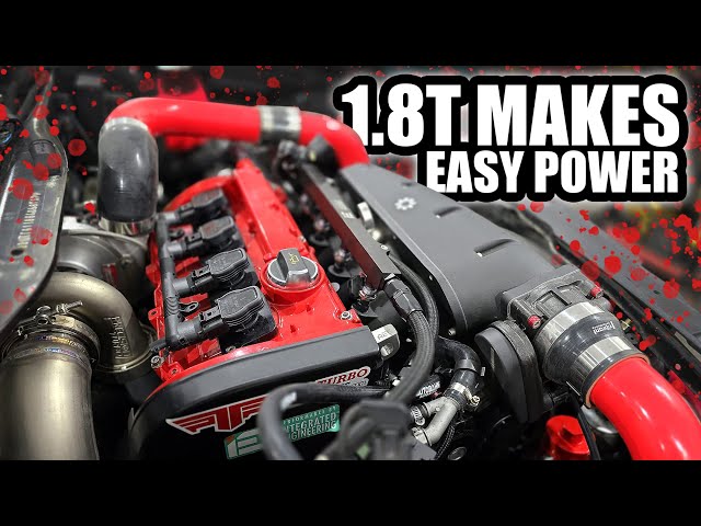 Big Turbo 1.8T MK4 GTI easily makes power. Not your average street car.